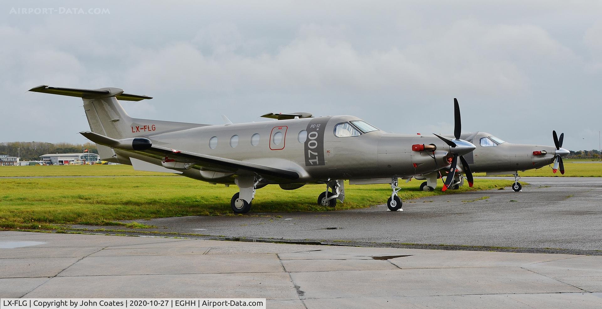 LX-FLG, 2019 Pilatus PC-12/47E C/N 1912, At BAS