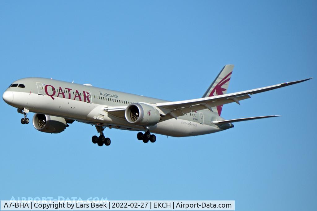 A7-BHA, 2019 Boeing 787-9 Dreamliner Dreamliner C/N 64217, RWY22L