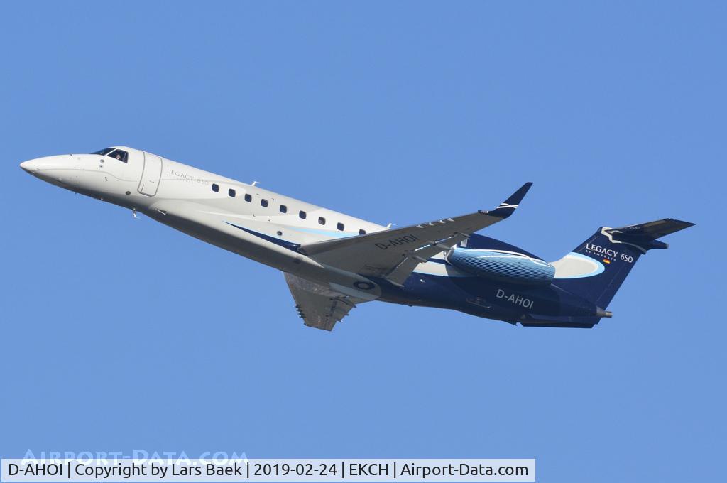 D-AHOI, 2013 Embraer EMB-135BJ Legacy 650 C/N 14501171, RWY22R from St. Magleby