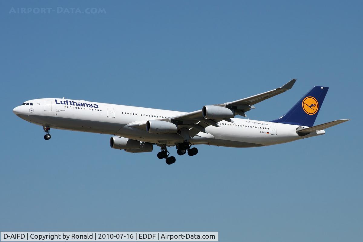 D-AIFD, 2001 Airbus A340-313X C/N 390, at fra