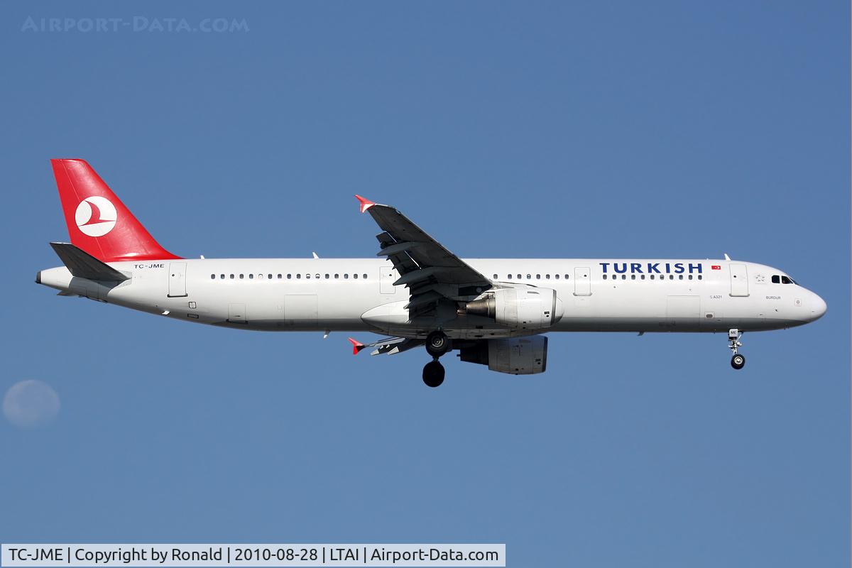 TC-JME, 2000 Airbus A321-211 C/N 1219, at ayt