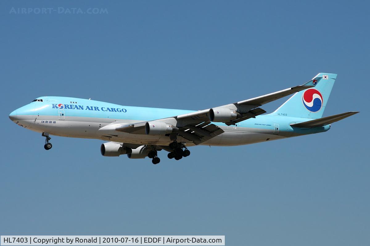 HL7403, 1998 Boeing 747-4B5F/SCD C/N 26408, at fra