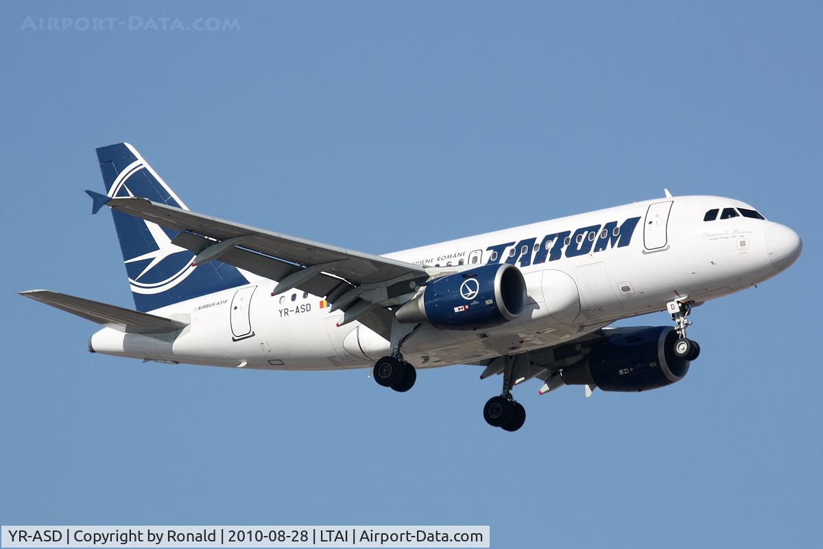 YR-ASD, 2007 Airbus A318-111 C/N 3225, at ayt