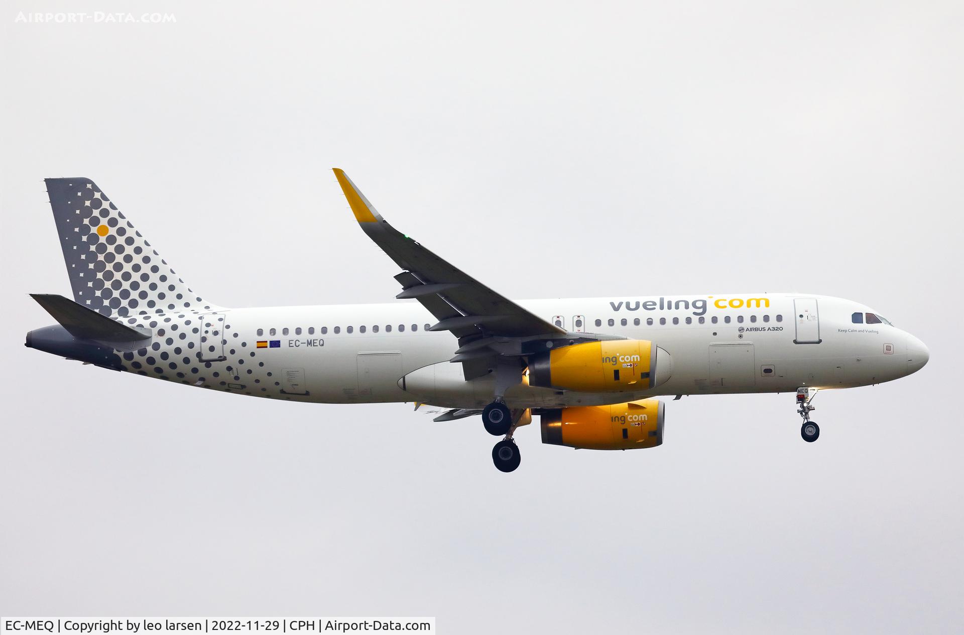 EC-MEQ, 2015 Airbus A320-232 C/N 6483, Copenhagen 29.11.2022