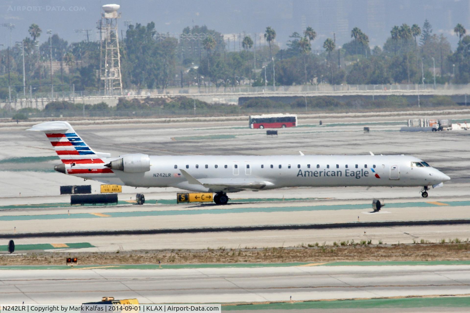 N242LR, 2006 Canadair CRJ-900LR (CL-600-2D24) C/N 15076, American Eagle CRJ-900LR, N242LR at LAX