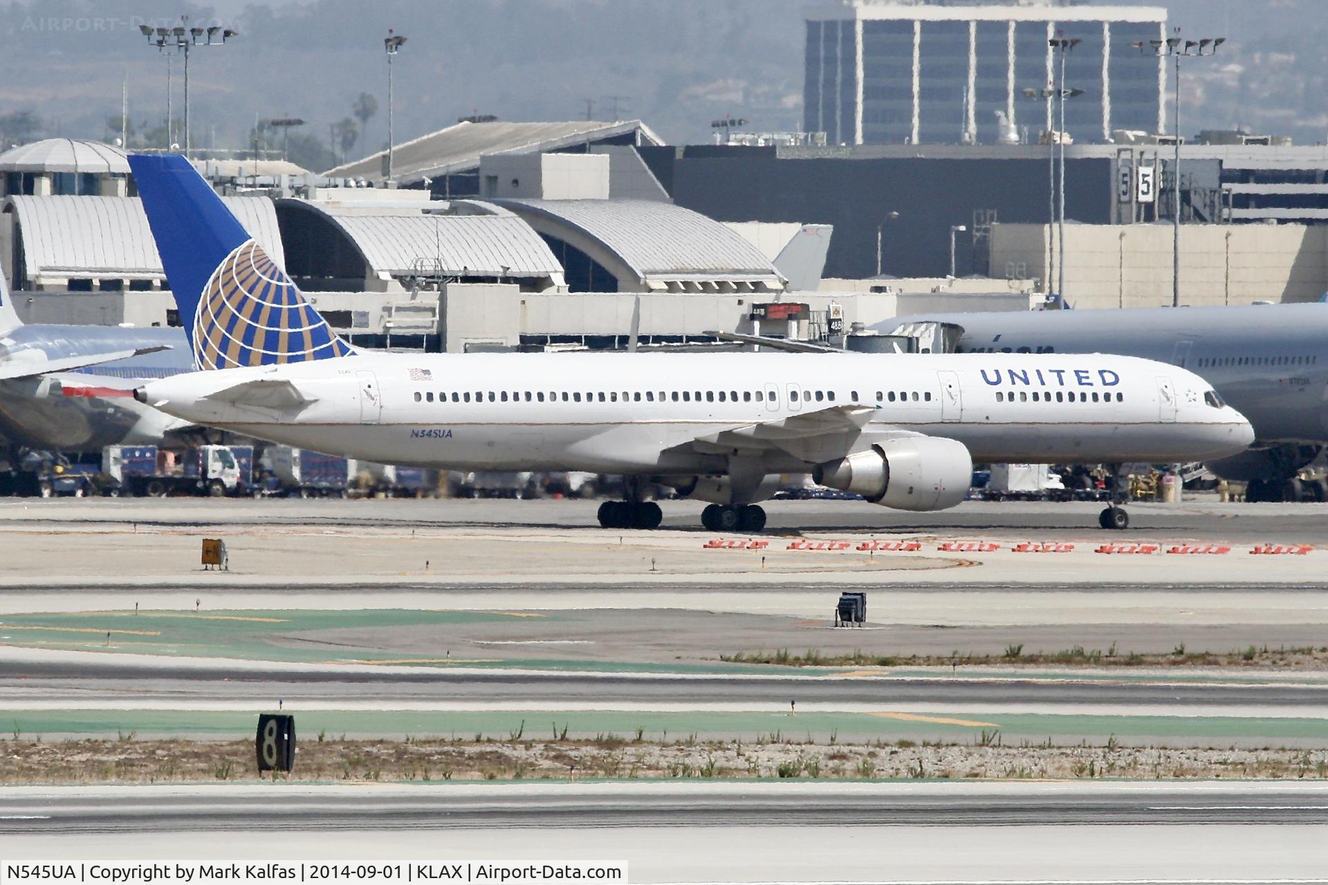 N545UA, 1991 Boeing 757-222 C/N 25323, United Boeing 757-222, N545UA at LAX