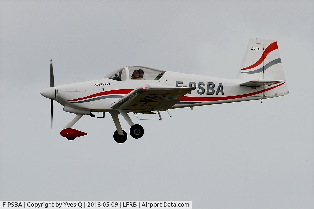 F-PSBA, 2013 Van's RV-9A C/N 91437, Van's Aircraft RV9A, On final rwy 25L, Brest-Bretagne Airport (LFRB-BES)