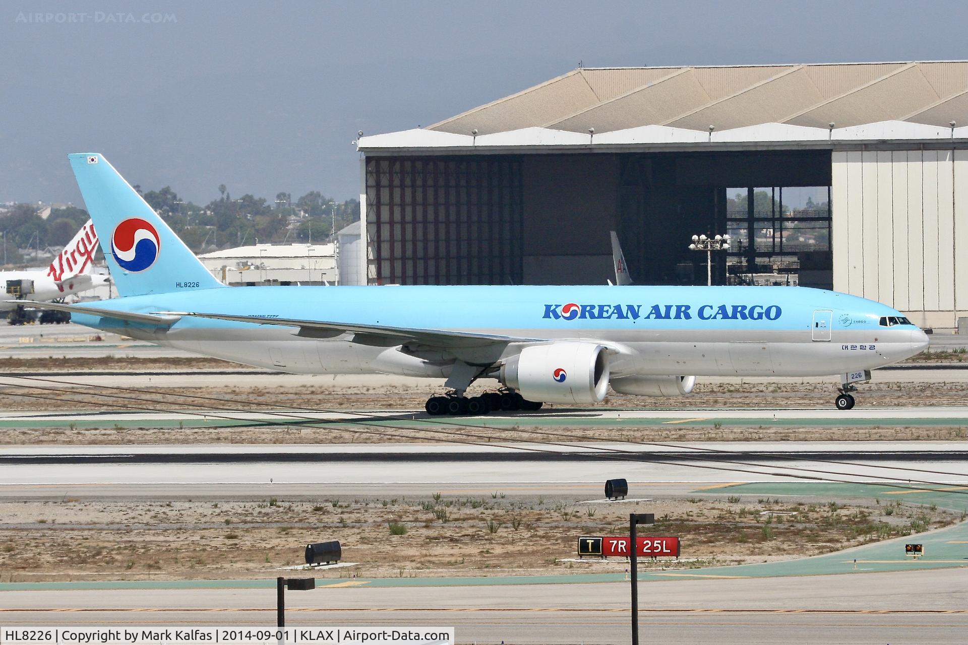 HL8226, 2013 Boeing 777-FB5 C/N 37640, Korean Air Cargo 777-FB5, HL8226 at LAX