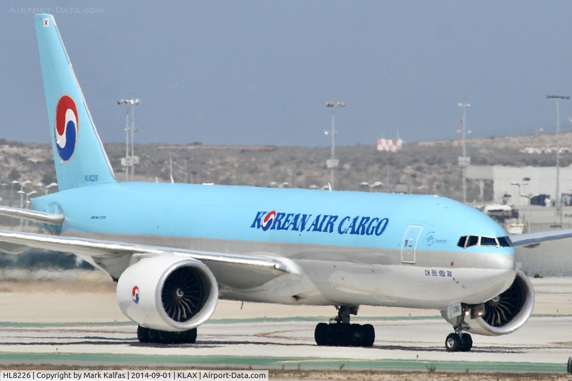 HL8226, 2013 Boeing 777-FB5 C/N 37640, Korean Air Cargo 777-FB5, HL8226 at LAX