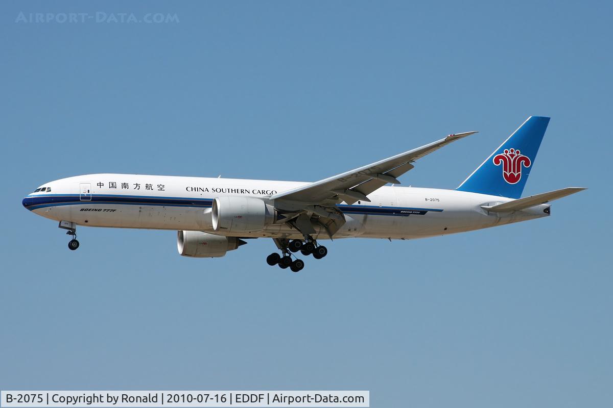 B-2075, 2009 Boeing 777-F1B C/N 37312, at fra