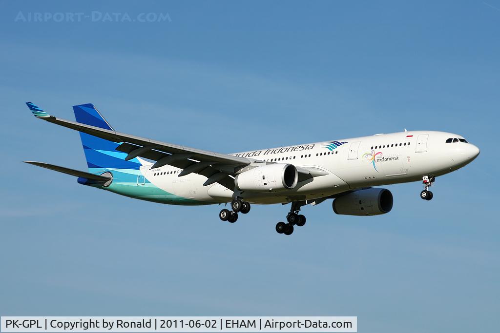 PK-GPL, 2010 Airbus A330-243 C/N 1184, at spl