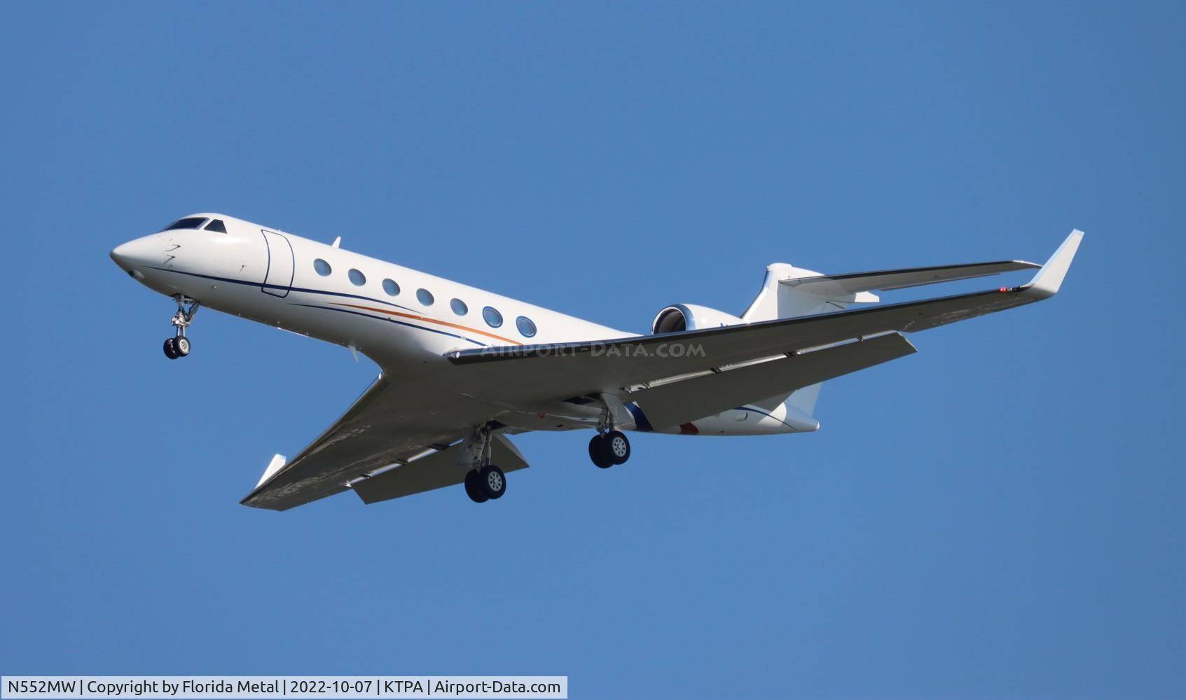 N552MW, 2020 Gulfstream GV-SP (G550) C/N 5615, TPA 2022