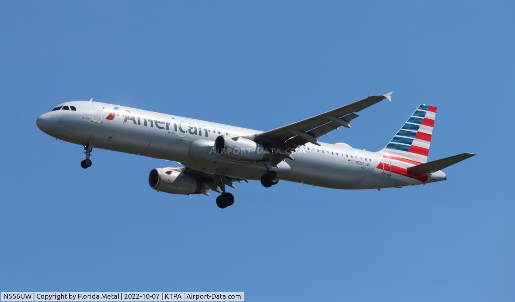 N556UW, 2012 Airbus A321-231 C/N 5244, TPA 2022