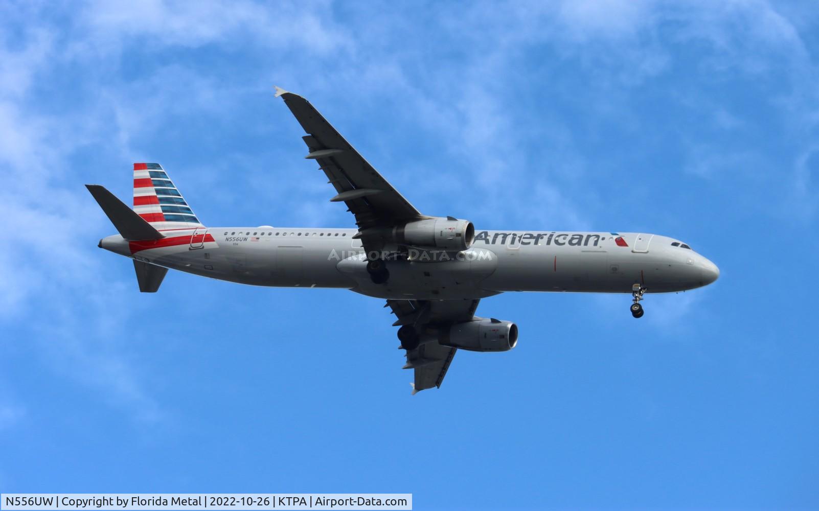 N556UW, 2012 Airbus A321-231 C/N 5244, TPA 2022