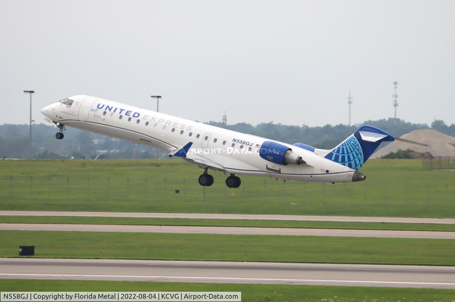 N558GJ, 2003 Bombardier CRJ-700 (CL-600-2C10) Regional Jet C/N 10101, CVG 2022
