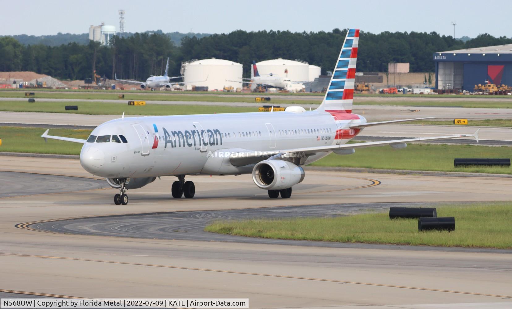 N568UW, 2013 Airbus A321-231 C/N 5751, ATL 2022