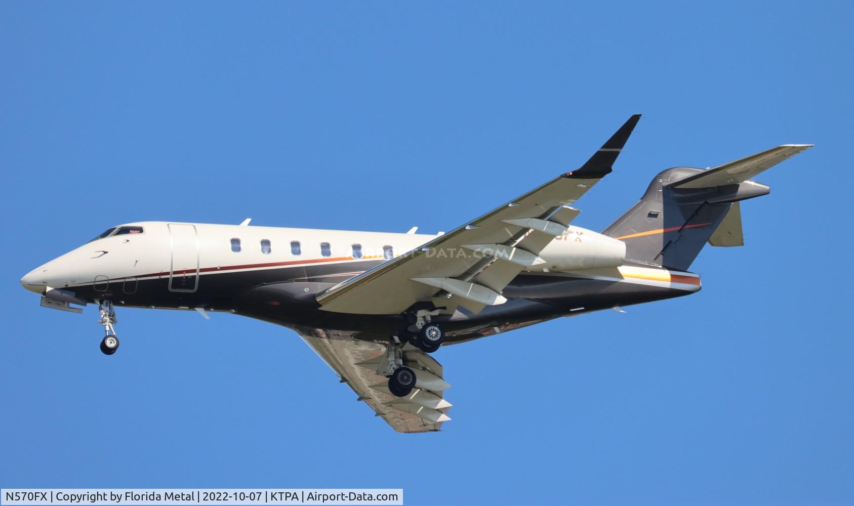 N570FX, 2014 Bombardier Challenger 350 C/N 20527, TPA 2022