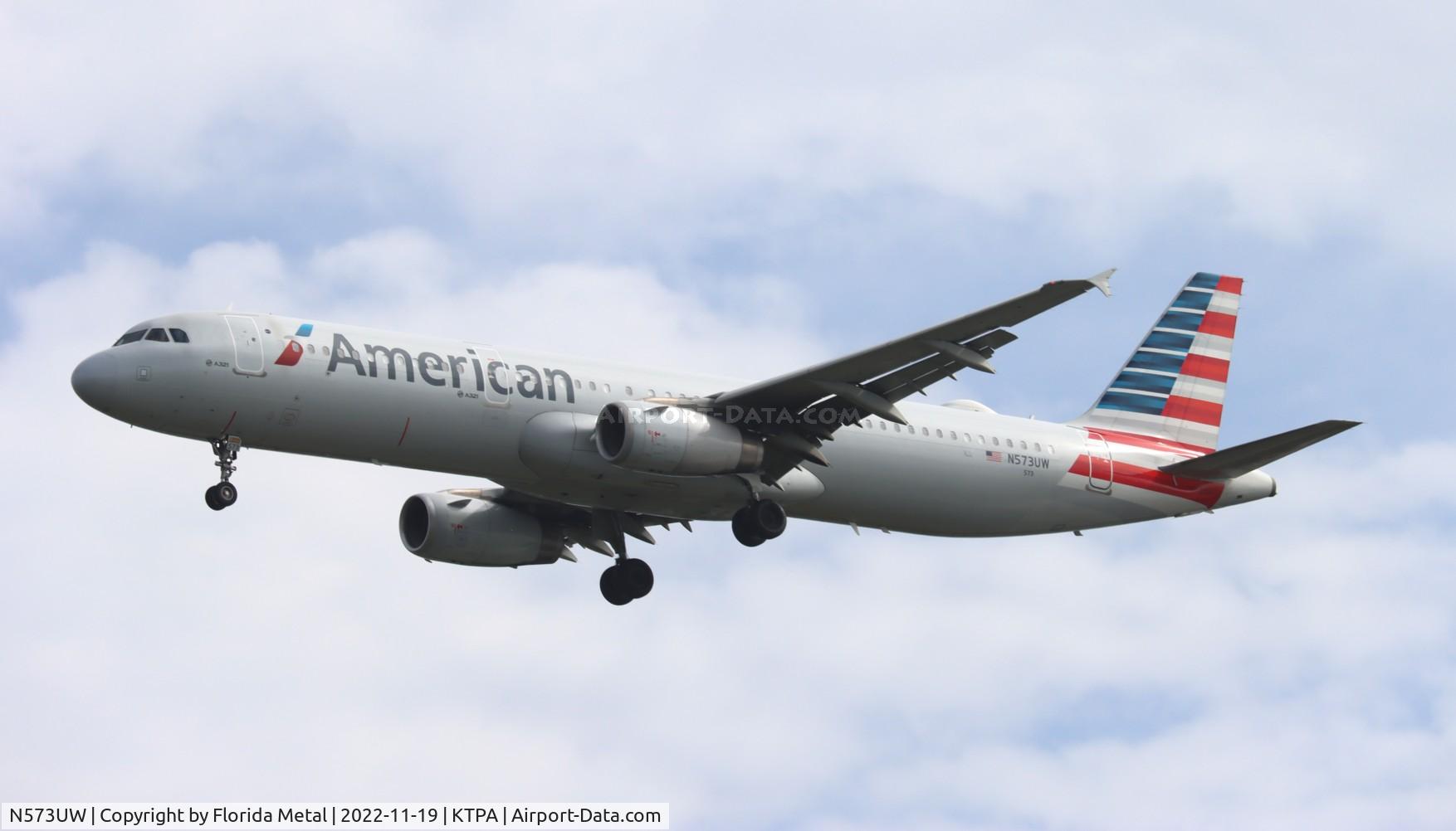N573UW, 2014 Airbus A321-231 C/N 5939, TPA 2022