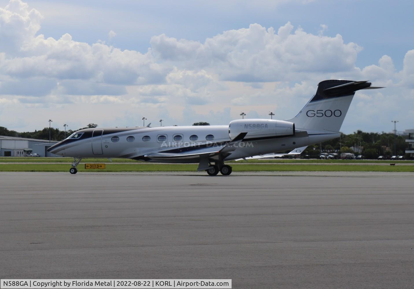 N588GA, 2021 Gulfstream GVII-G500 C/N 72088, Gulfstream 500