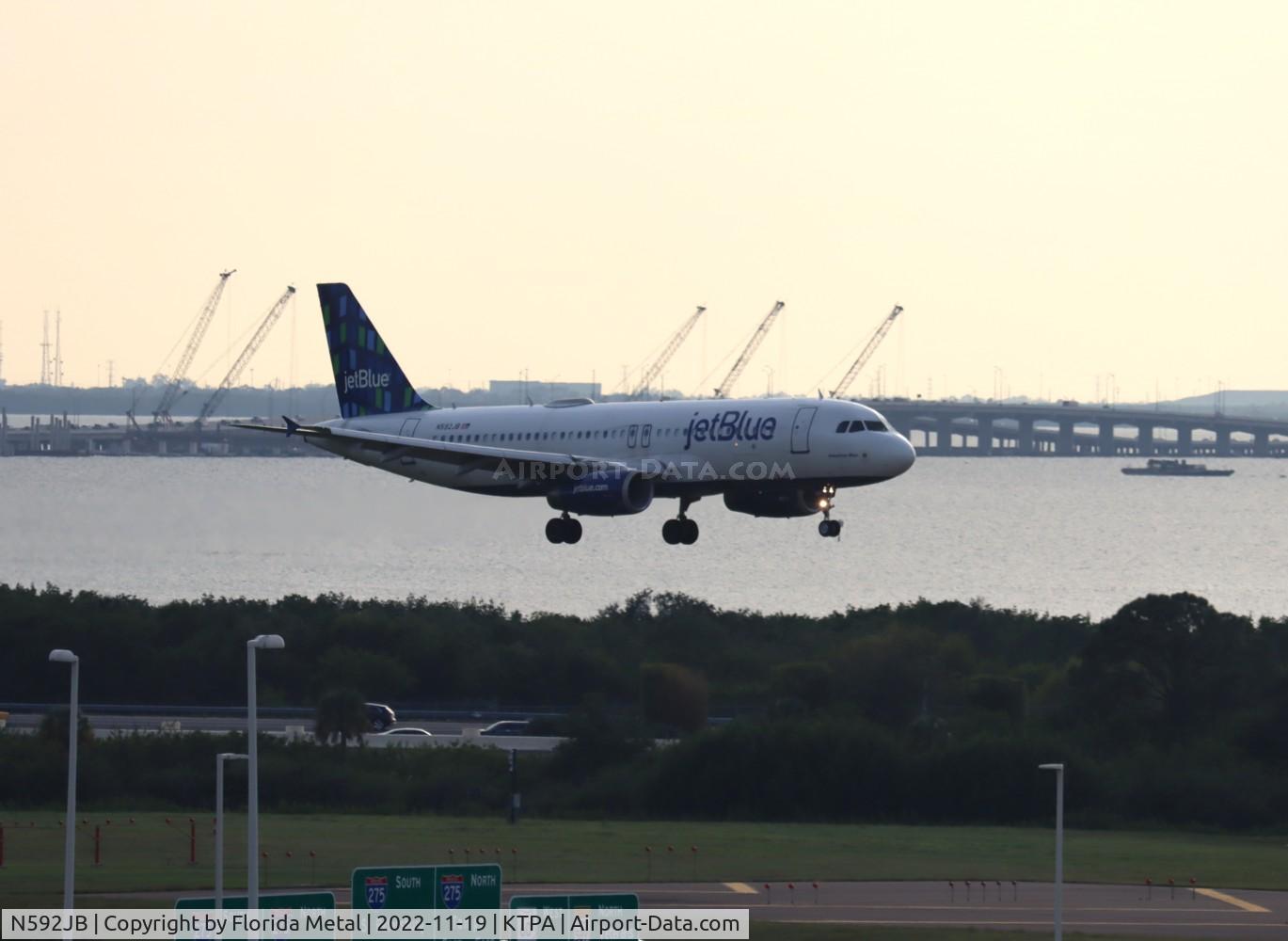 N592JB, 2004 Airbus A320-232 C/N 2259, TPA 2022