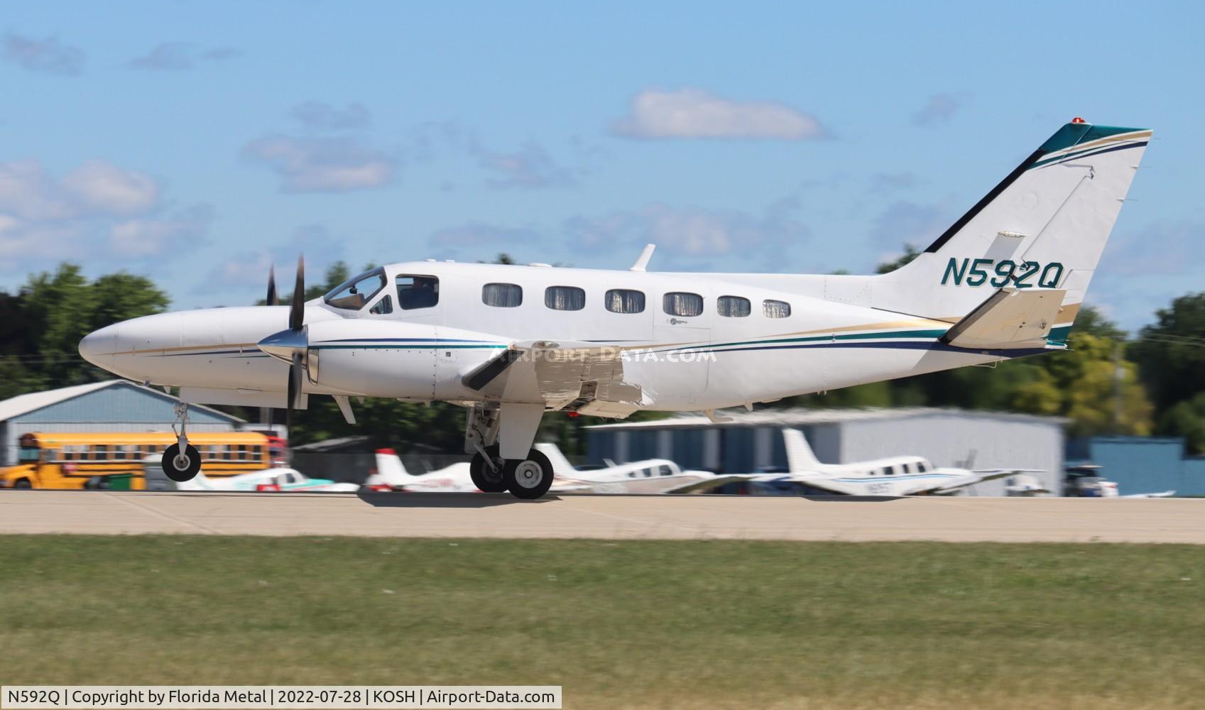 N592Q, 1986 Cessna 441 Conquest 11-10 C/N 441-0361, OSH 2022