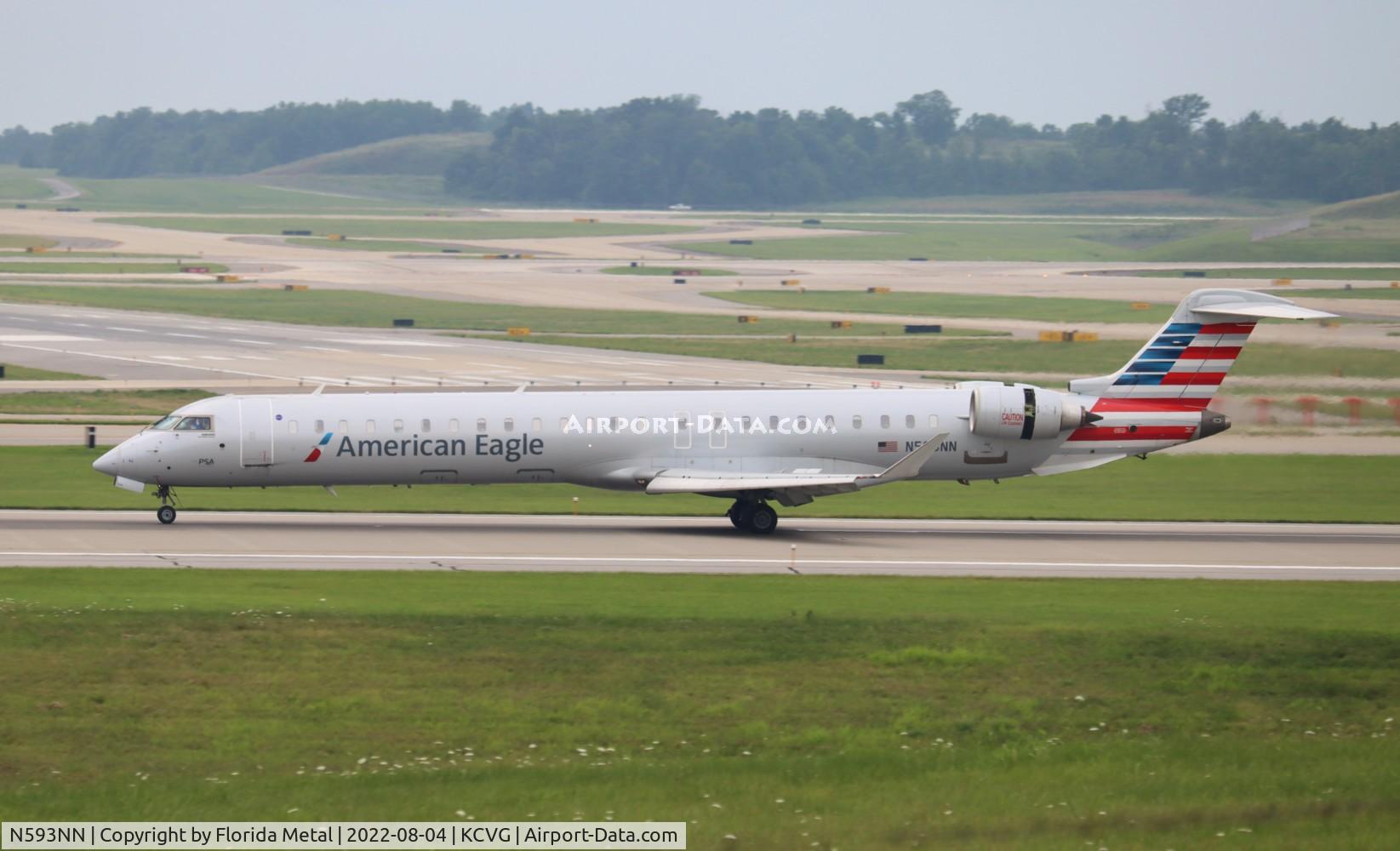 N593NN, 2016 Bombardier CRJ-900LR (CL-600-2D24) C/N 15405, CVG 2022