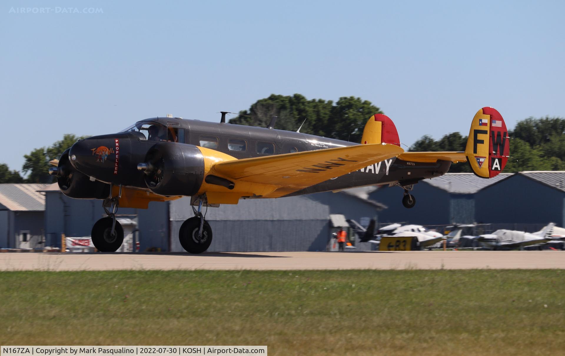 N167ZA, 1954 Beech C-45H Expeditor C/N AF-692, Beech C-45H