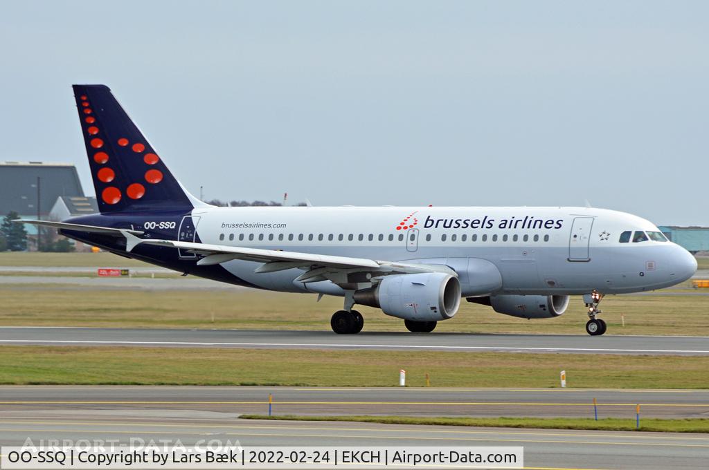 OO-SSQ, 2009 Airbus A319-112 C/N 3790, RWY22R