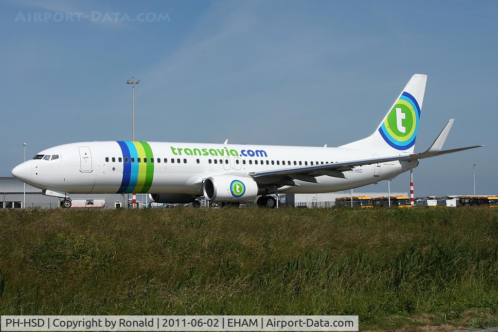 PH-HSD, 2012 Boeing 737-8K2 C/N 39260, at spl
