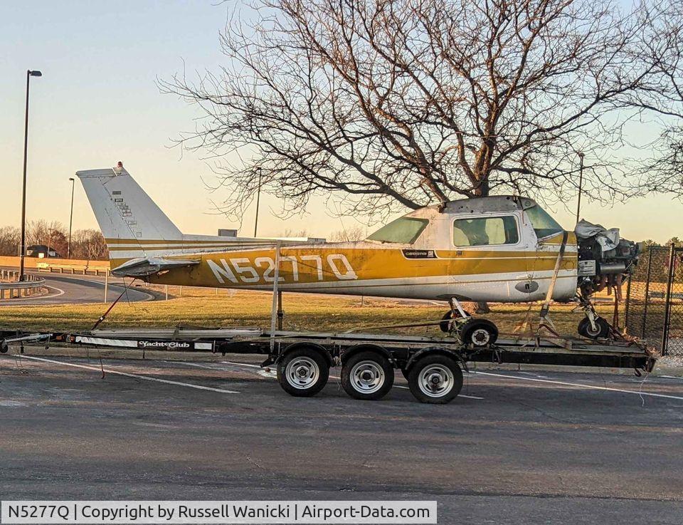 N5277Q, 1972 Cessna 150L C/N 15073177, Currently for sale in Wellington Ohio on Facebook Marketplace. Asking price inc. trailer $6900 as of Dec.1st 2022