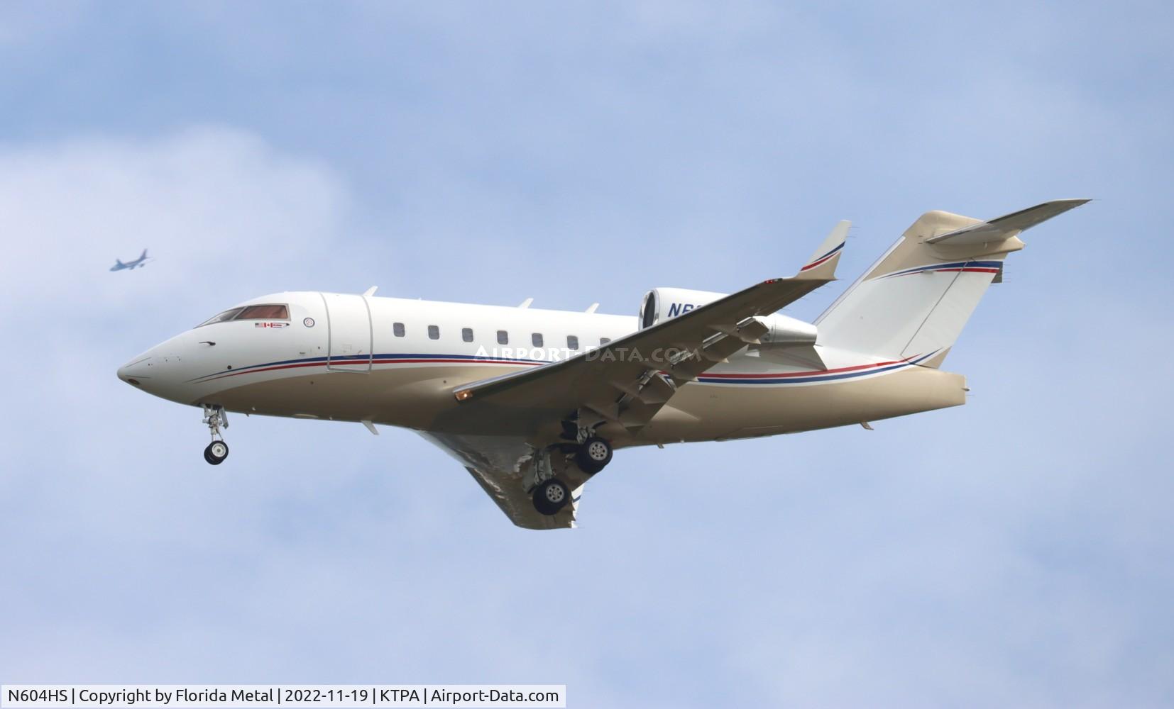 N604HS, 1996 Canadair Challenger 604 (CL-600-2B16) C/N 5311, TPA 2022