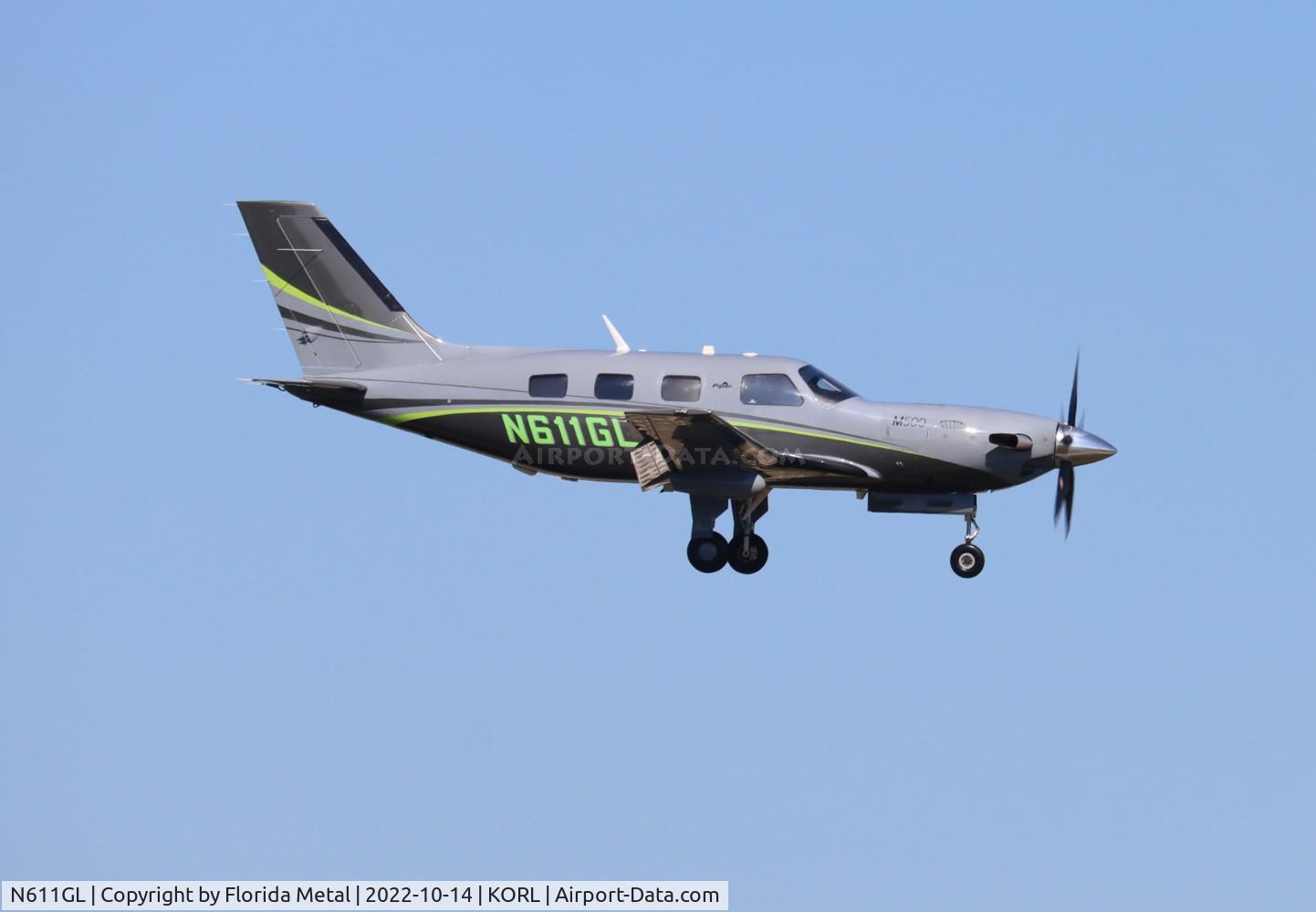 N611GL, 2017 Piper PA-46-500TP Meridian M500 C/N 4697623, ORL 2022