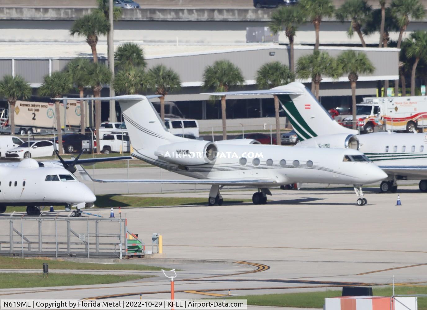 N619ML, 1988 Gulfstream Aerospace G-IV C/N 1062, FLL 2022