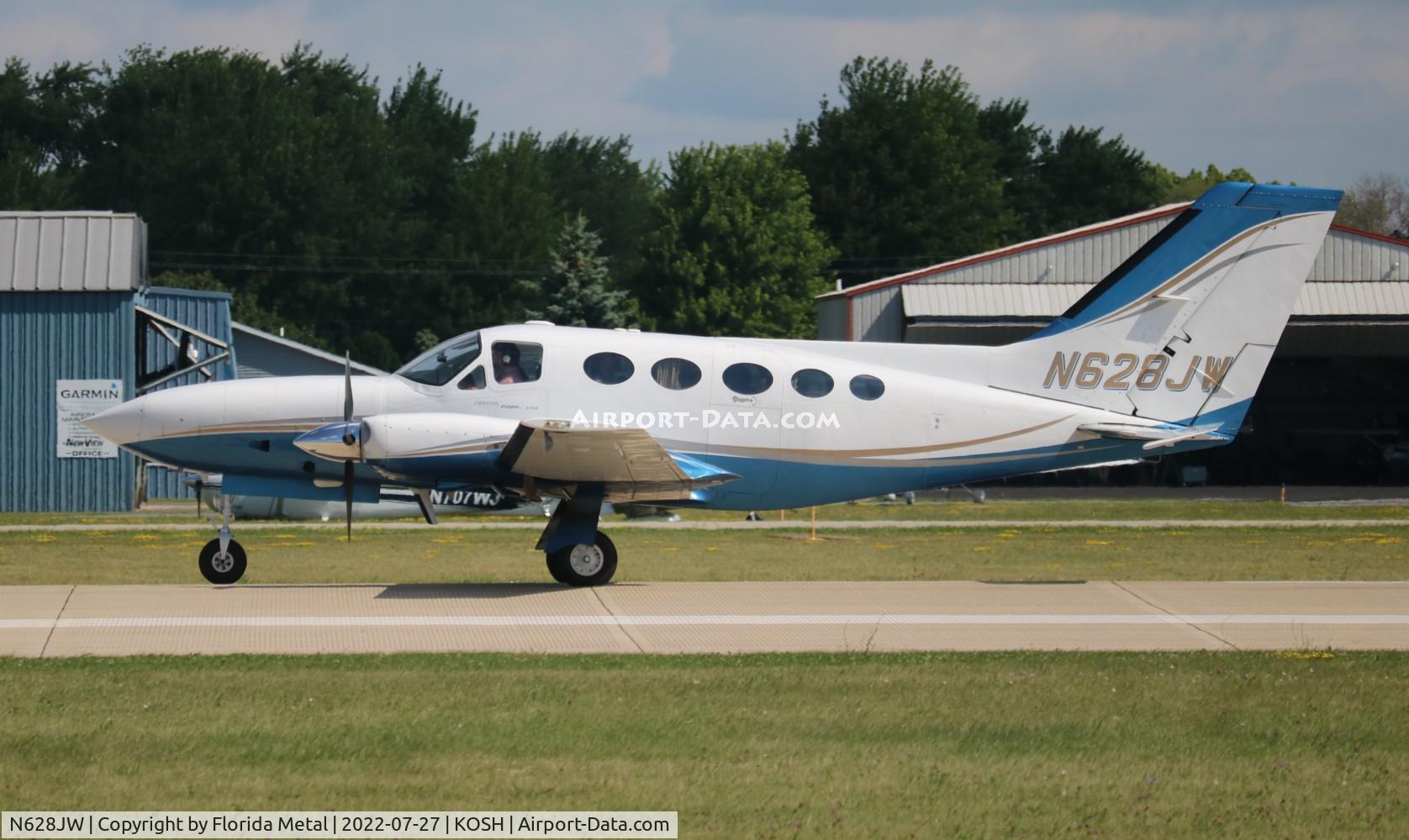N628JW, 1979 Cessna 414A Chancellor C/N 414A0241, OSH 2022