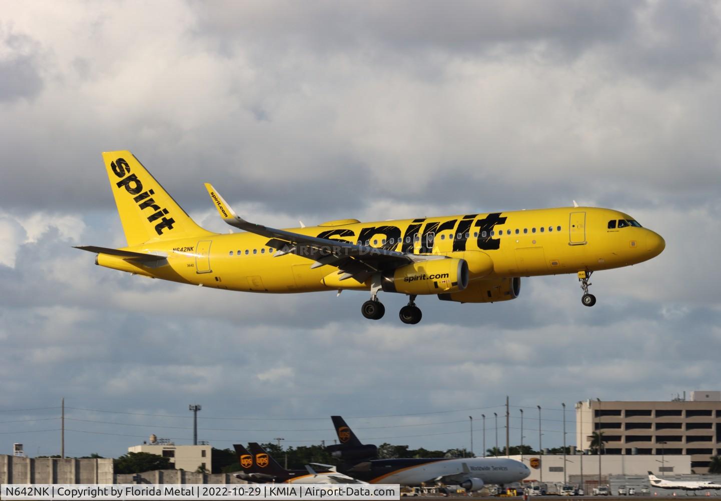 N642NK, 2015 Airbus A320-214 C/N 6586, MIA 2022