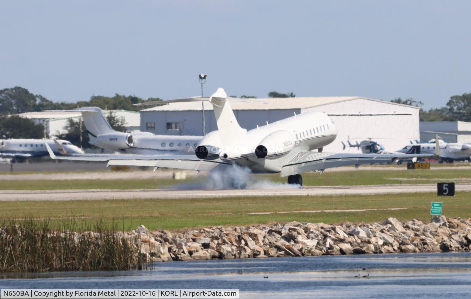 N650BA, 2022 Bombardier Global 6500 C/N 60055, NBAA 2022
