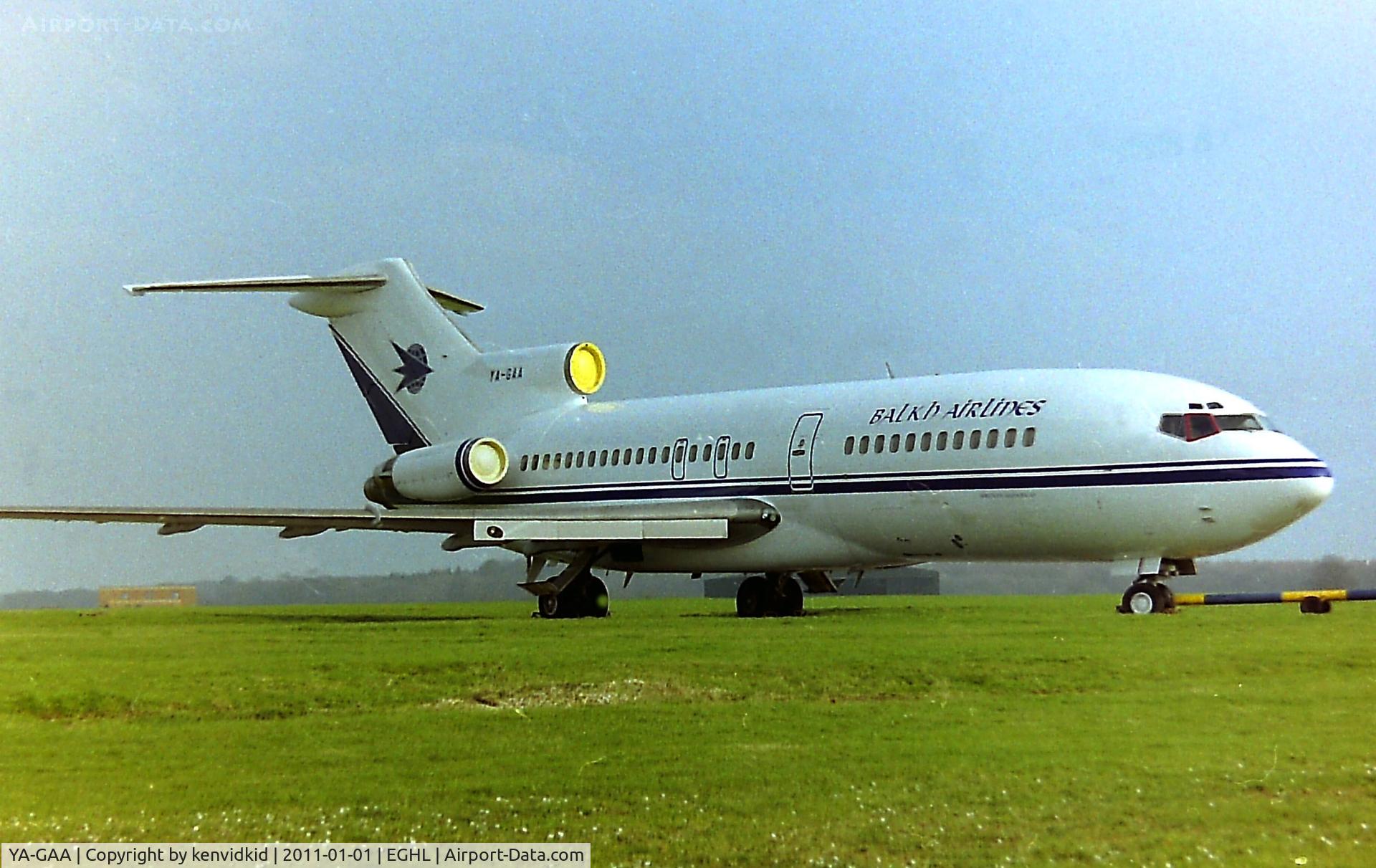 YA-GAA, 1964 Boeing 727-51 C/N 18798, At Lasham circa 1987.