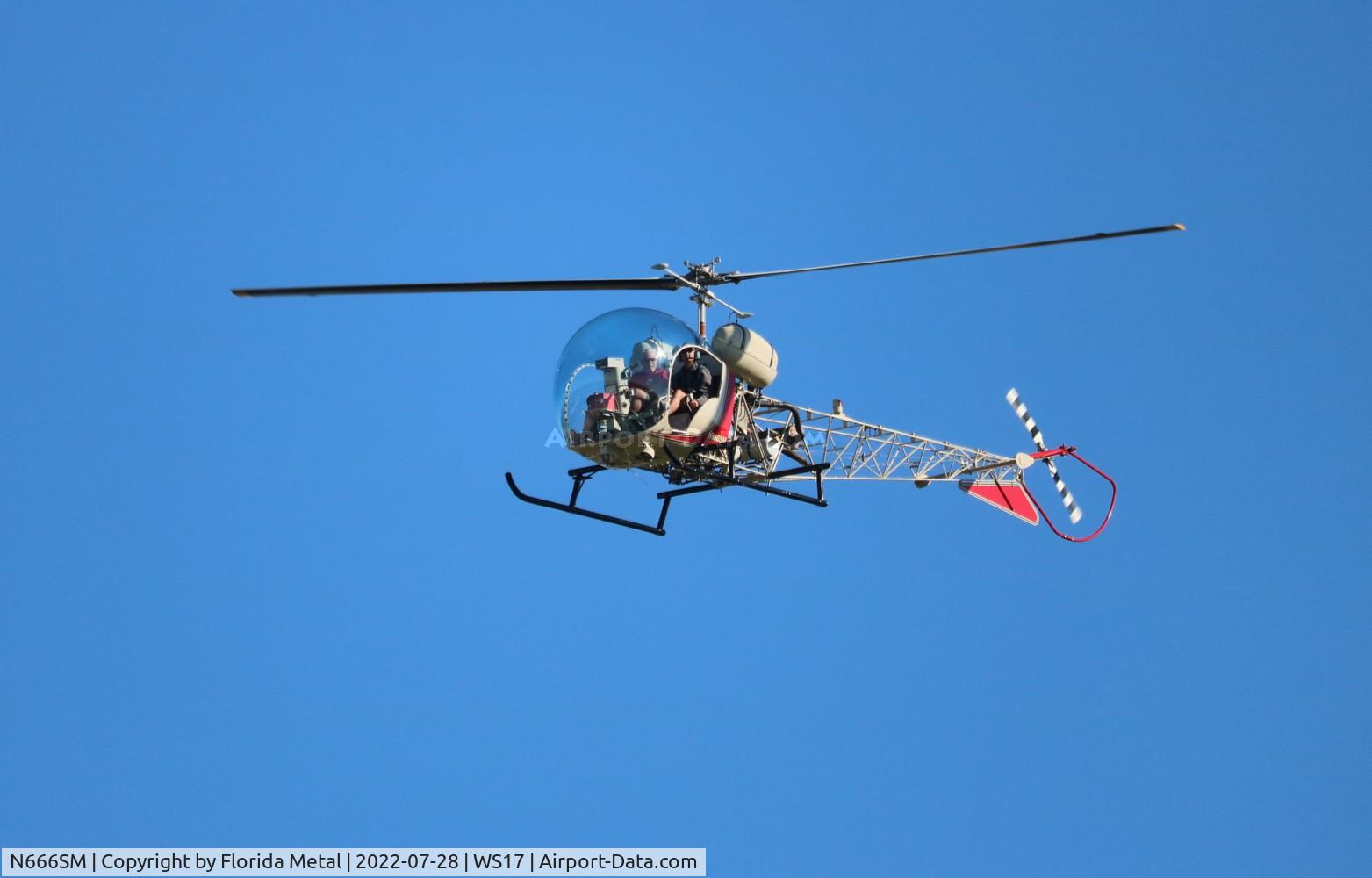 N666SM, Bell 47G-3B-1 Sioux C/N 3533, OSH 2022