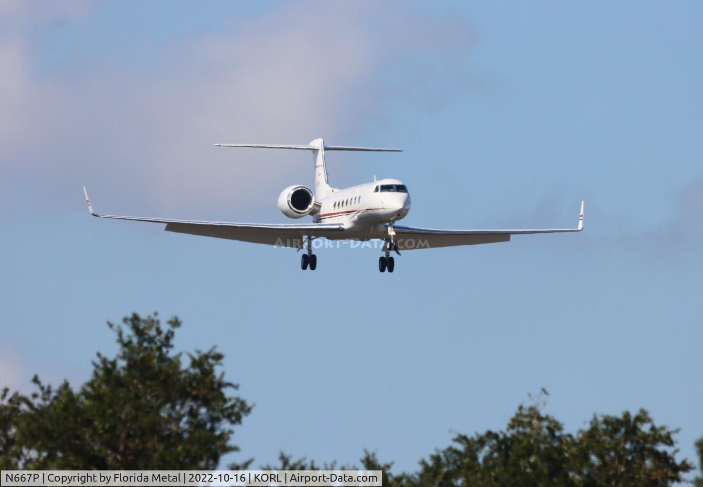 N667P, 2015 Gulfstream GV-SP (G550) C/N 5502, NBAA 2022
