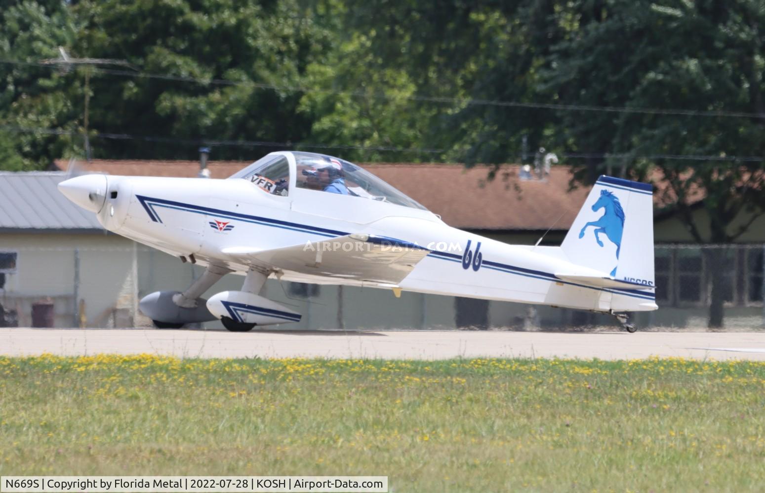 N669S, 1996 Bushby Mustang II C/N 7095, OSH 2022