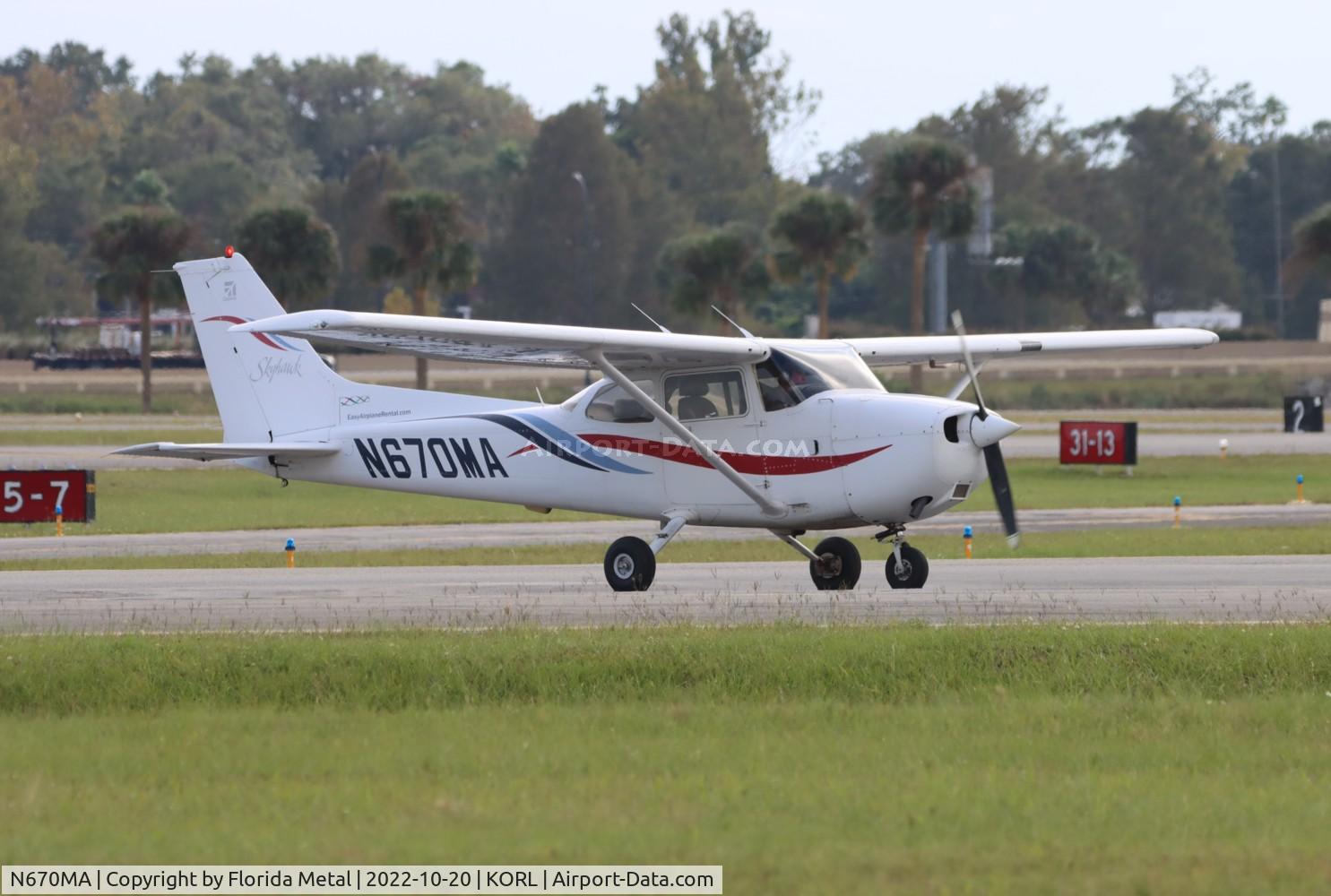 N670MA, 1999 Cessna 172R C/N 17280728, ORL 2022