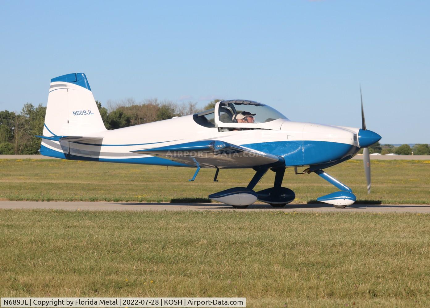 N689JL, 2021 Vans RV-7A C/N 74871, OSH 2022