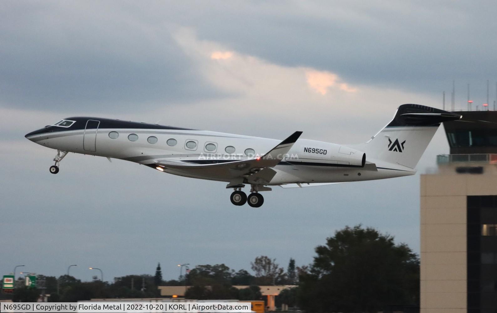 N695GD, 2022 Gulfstream GVI-G650ER C/N 6495, Gulfstream G650