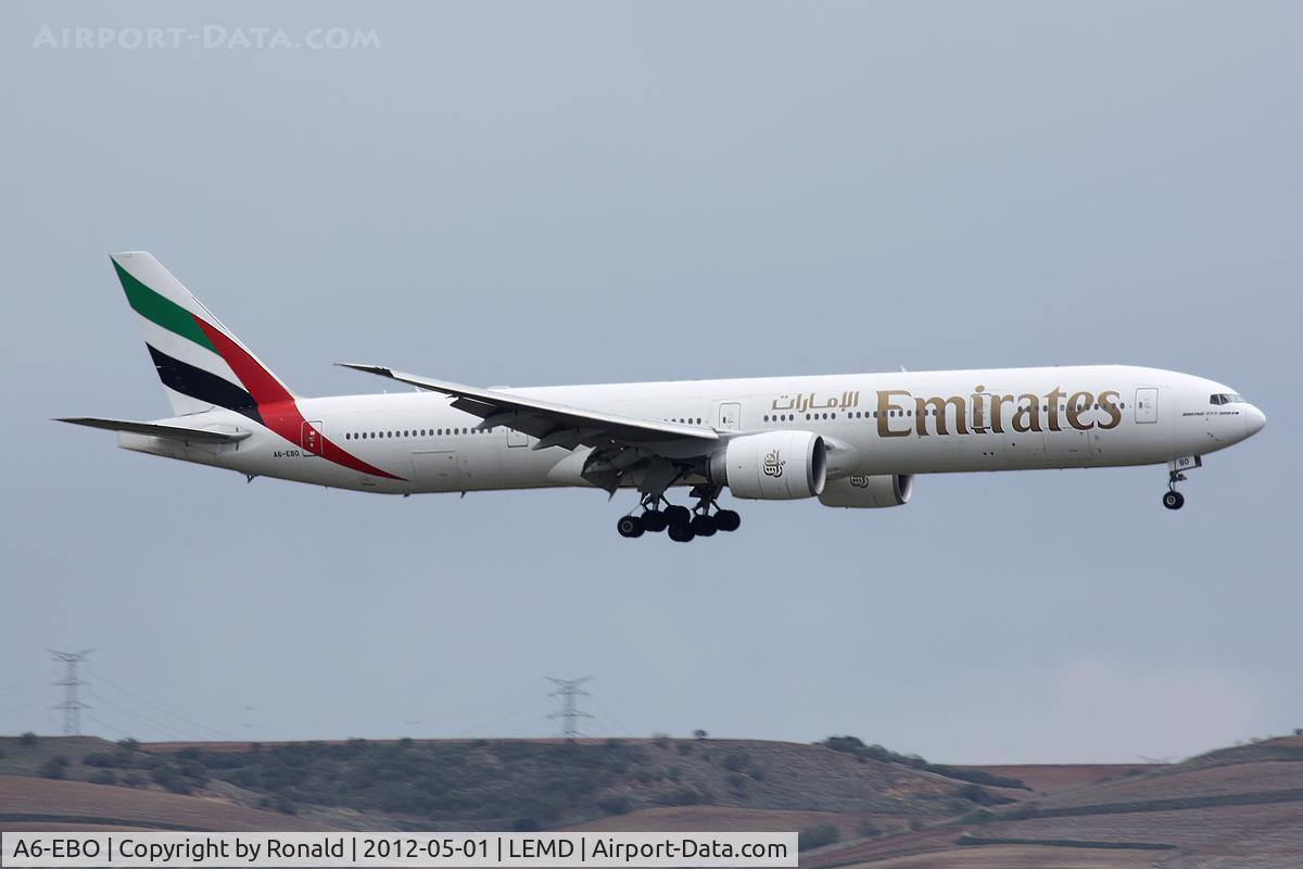 A6-EBO, 2006 Boeing 777-36N/ER C/N 32792, at mad