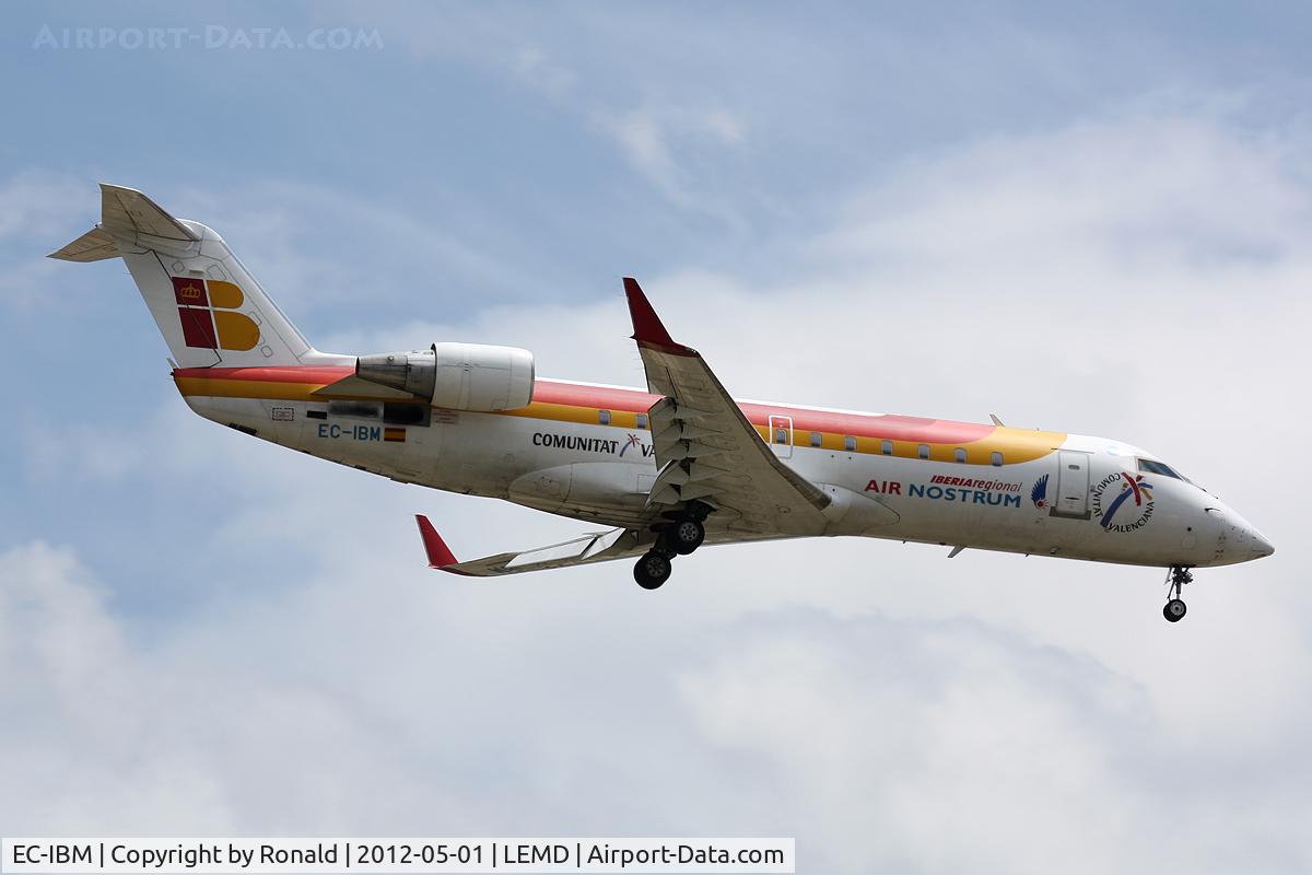 EC-IBM, 2001 Bombardier CRJ-200ER (CL-600-2B19) C/N 7591, at mad