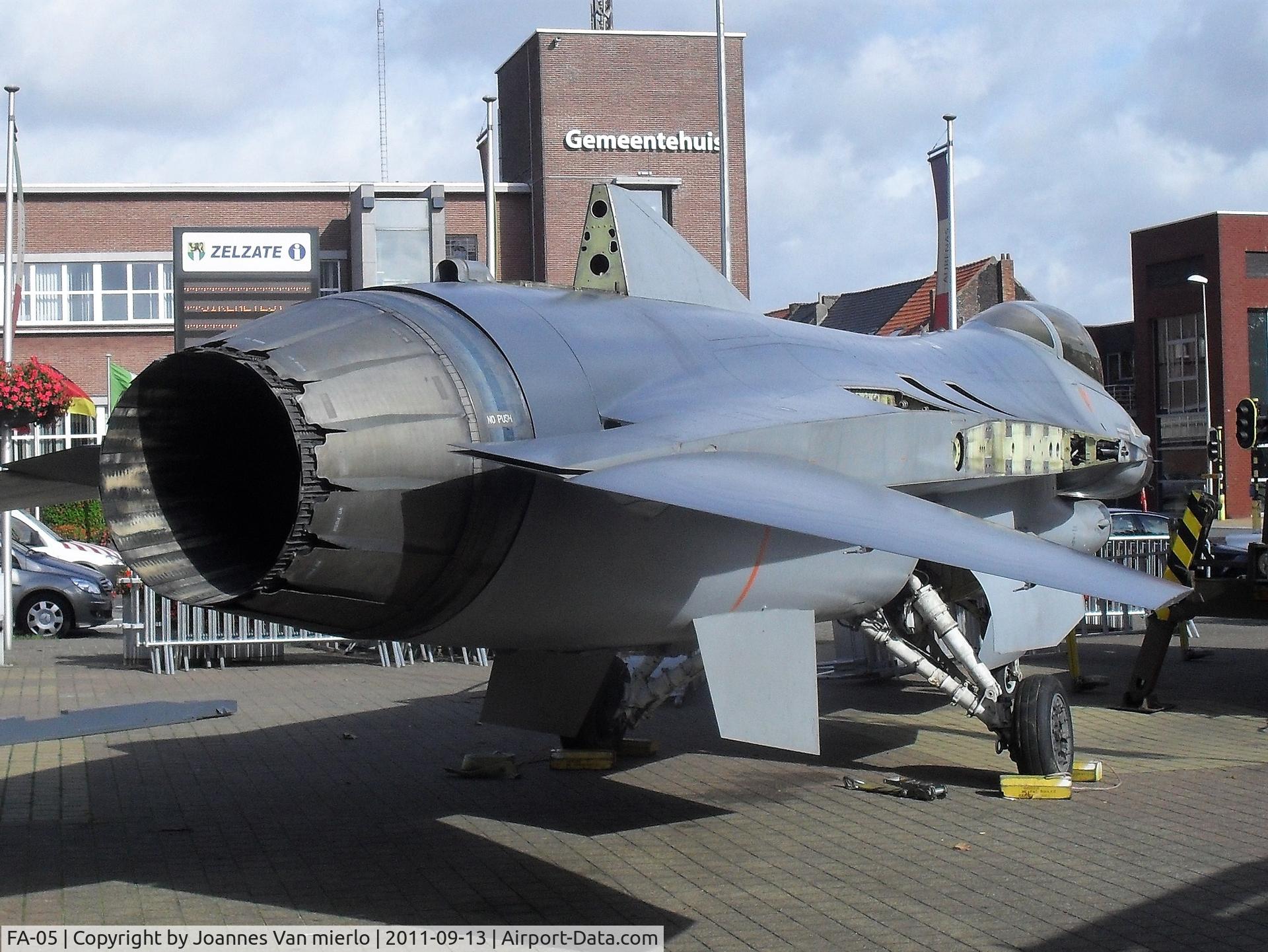 FA-05, SABCA F-16A Fighting Falcon C/N 6H-5, Zelzate