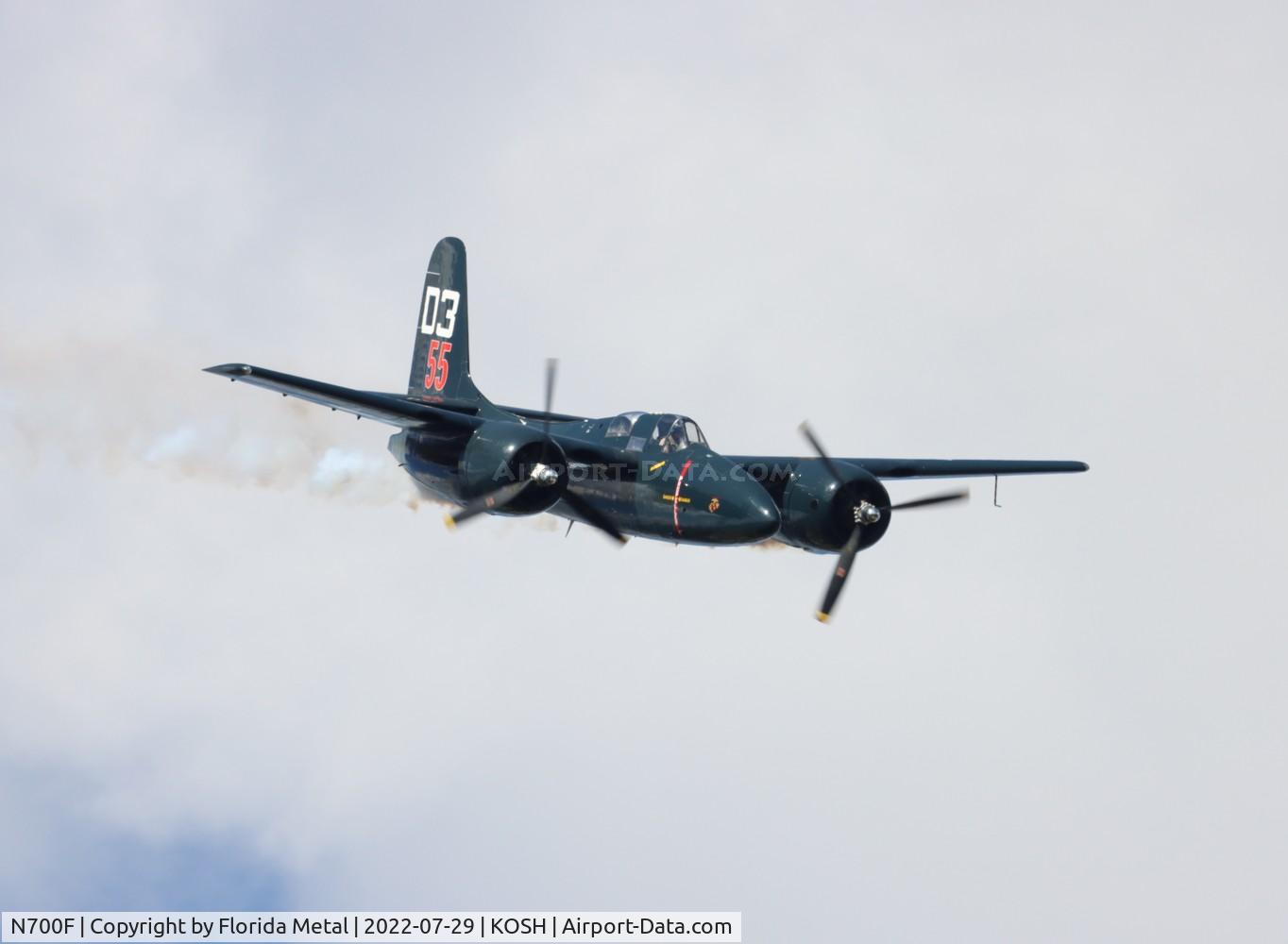 N700F, 1945 Grumman F7F-3 Tigercat C/N C.132, OSH 2022