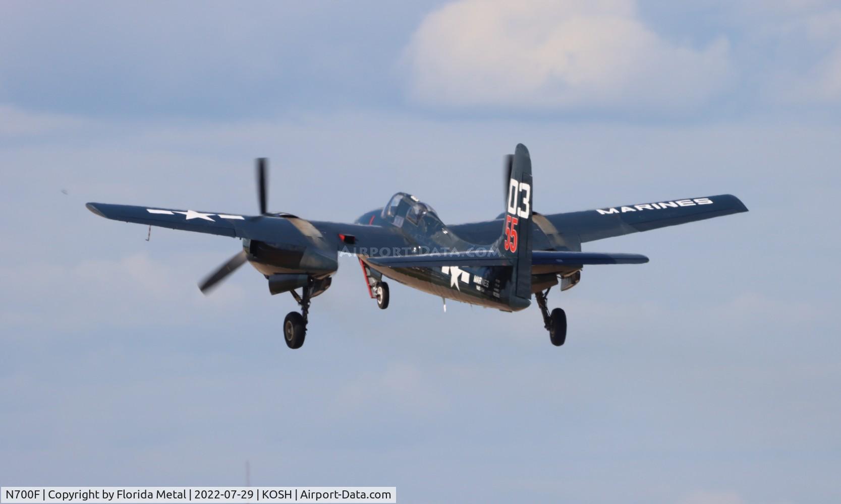 N700F, 1945 Grumman F7F-3 Tigercat C/N C.132, F7F-3 Tigercat