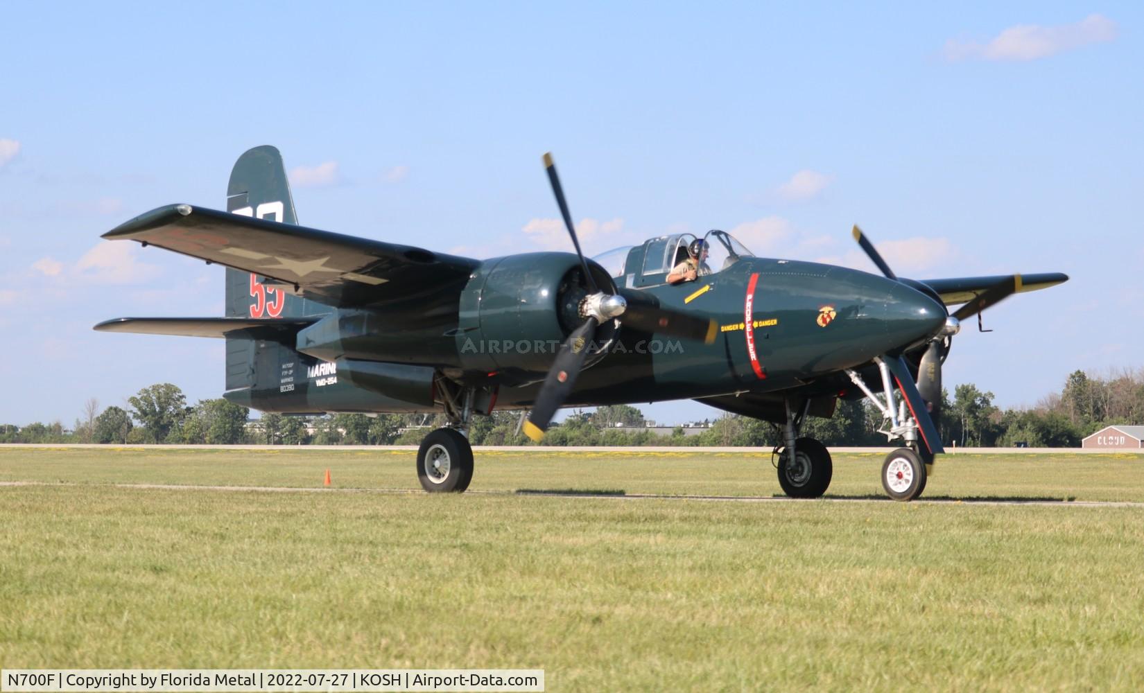 N700F, 1945 Grumman F7F-3 Tigercat C/N C.132, F7F-3 Tigercat