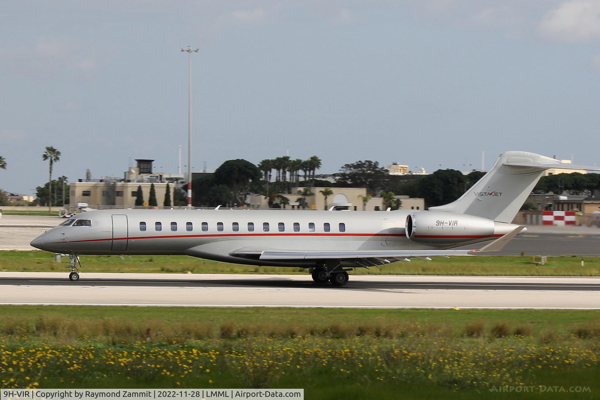 9H-VIR, 2022 Bombardier BD-700-2A12 Global 7500 C/N 70123, Bombardier BD-700 2A12 Global 7500  9H-VIR VistaJet